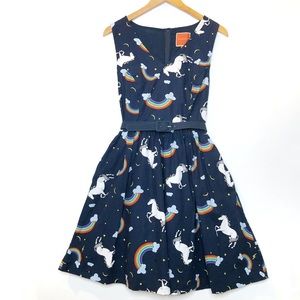ModCloth Unicorn Sleeveless A-Line Dress L